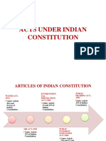 Acts Under Indian Constitution