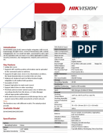 Datasheet of DS-MCW405 Body Camera