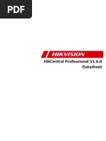 HikCentral Professional - V1.6.0 - Datasheet - 20200302