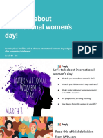 Conversation+Lesson+ +women S+day!