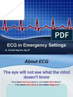 ECG in Emergency Settings: Dr. Firandi Saputra, SP - JP