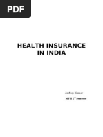 Report On Health Insurance 2