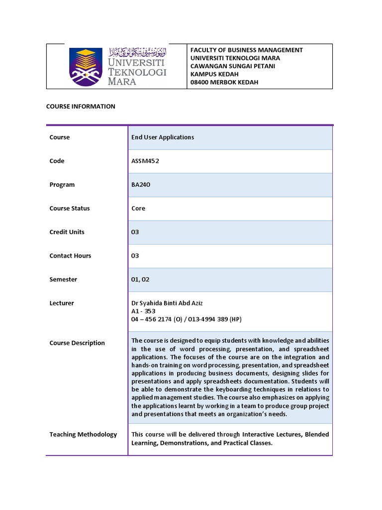 Lesson Plan | PDF | Microsoft Word | Lecture