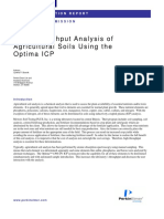 High-Throughput Analysis of Agricultural Soils Using The Optima ICP