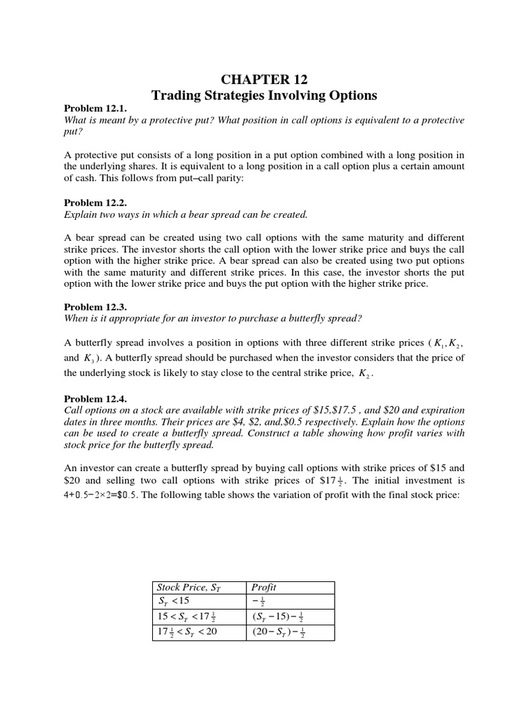 Options Trading Strategies Explained | PDF | Put Option | Option (Finance)