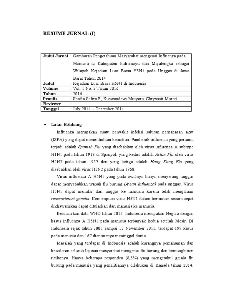 Resume Jurnal | PDF