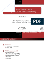 DC Motor Control Using Pulse Width Modulation (PWM)