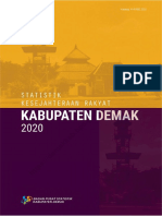 Statistik Kesejahteraan Rakyat Kabupaten Demak 2020