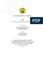 Ahmad Mirza Haqiqi - Paper Sejarah Perkembangan Antropologi