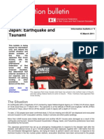 Red Cross Bulletin On The Pacific Ocean Earthquake 3/15