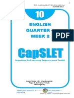 English Quarter 4 Week 2: Capsulized Self-Learning Empowerment Toolkit