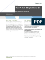 The Forrester Wave™ - SaaS Billing Solutions, Q4 2019