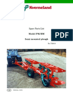 Spare Parts List: Model PM/RM Semi Mounted Plough