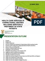 19-05-2021 Health Care Services Presentation On State Patients For Portfolio Committee Final