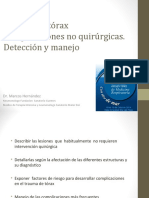 10.45 Hs Dr Hernandez Trauma de Torax Complicaciones No Quirurgicas