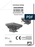 AMAZONE ZA-X Perfect 602, 902, 1402, ZA-XW Perfect 502 - Instrukcja Obslugi (PL)