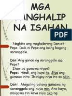 MGA PANGHALIP NA ISAHAN