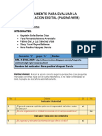 Lista de Cotejo