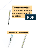 Parts of A Thermometer