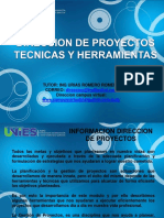 6. TECNICAS Y HERRAMIENTAS DE GESTION DE PROYECTOS