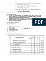 INSTRUMEN UASM Genap MI, MTs Dan MA 2021