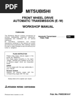 Mitsubishi: Front Wheel Drive Automatic Transmission (E-W) Workshop Manual