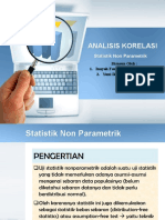 Analisis Korelasi - Statistik Non Parametrik