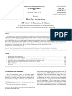 Meat Fats in Nutrition