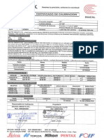 Certificados de Calibracion de Los Equipos de Ocv