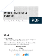 5 - Work, Energy and Power