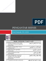 Kontrak Kuliah Pengantar Bisnis