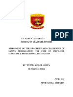 Assessment of The Practice &challenges of Saving in MF2