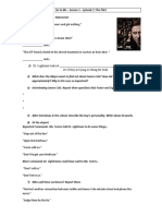 Lie To Me s1 E1 - Worksheet