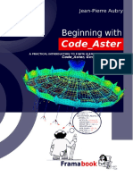 Beginning With Code Aster. a Practical Int - Aubry, Jean-Pierre