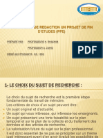 Technique de Rédaction D'un PFE