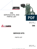 D96 Service Kits and Parts List: CAP177 - D96 SEPT 2017 - Rev B