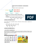 Patrones aditivos crecientes y decrecientes en matemáticas