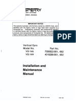 ++'RRER+) : Installation and Maintenance Manual