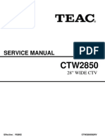 Service Manual: 28" Wide CTV