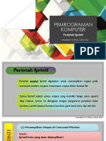 Perintah Fprintf