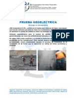 Prueba Geoelectrica Lanza de Agua