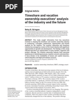 Download Timeshare and vacation ownership executives analysis of the industry by Sara De Brito Seifi SN51131816 doc pdf