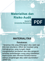 Materialitas Dan Risiko Audit