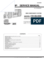 Service Manual: CD-BA300