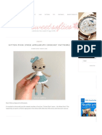 Kitten Pixie (Free Amigurumi Crochet Pattern) : Mailing List Sign