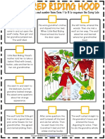 Little Red Riding Hood Esl Printable Sequencing The Story Worksheet For Kids