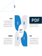 SWOT Analysis: Strengths Weaknesses