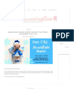 Snowflake Queen (Free Crochet Pattern) - December 2020 Cal: Mailing List Sign