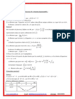 Exercice 10 Fonction Exponentielle