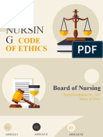 Nursin G: Code of Ethics